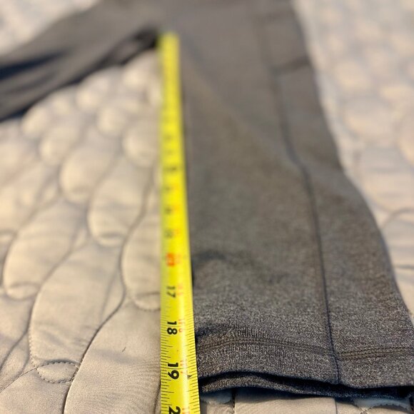Lululemon Speed Up Crop Heather Gray 19" Side Pocket Mid Rise Leggings Women 6 - Picture 6 of 11
